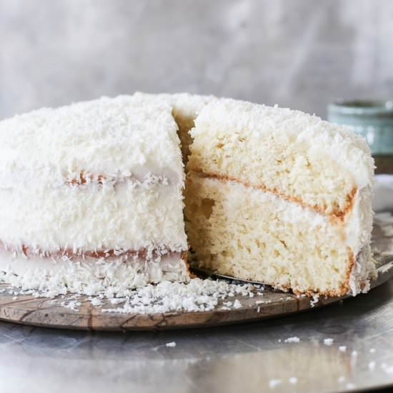 Layered Coconut Cream Cake