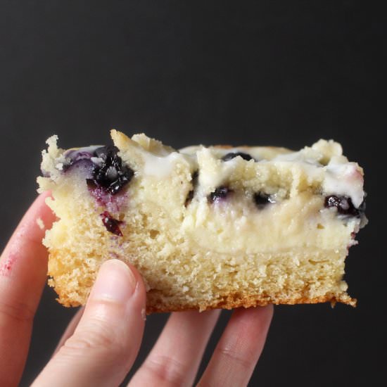 Blueberry Cream Cheese Coffee Cake