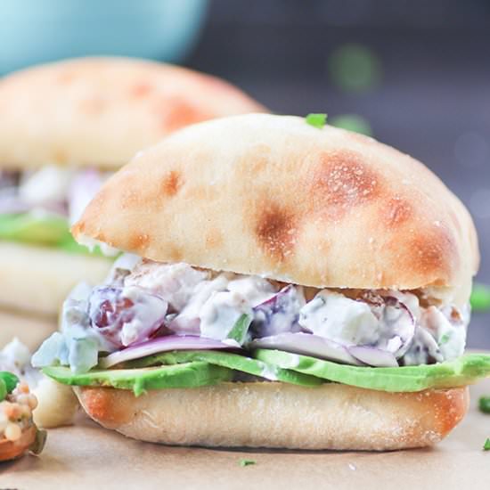 Lightened Up Chicken Salad Sandwich