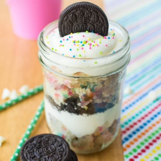 Mini Funfetti Oreo Trifles