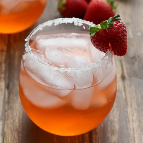 Strawberry margaritas