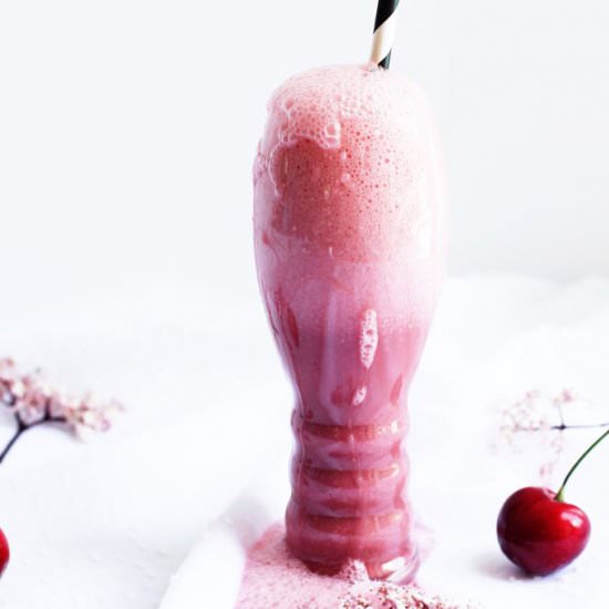 Cherry Almond Egg Cream