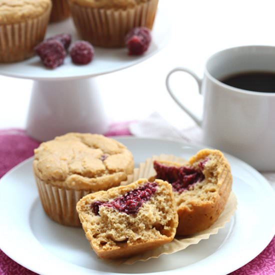 Peanut Butter & Jam Muffins