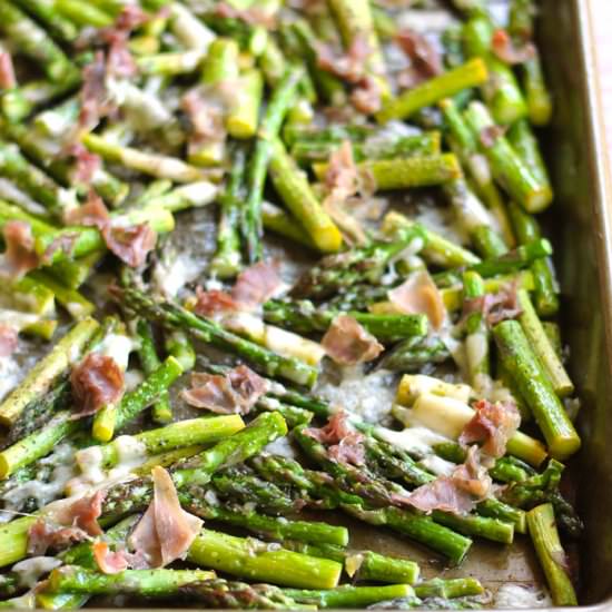 Prosciutto and Parmesan Asparagus