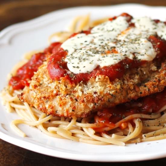 Oven Baked Chicken Parmesan