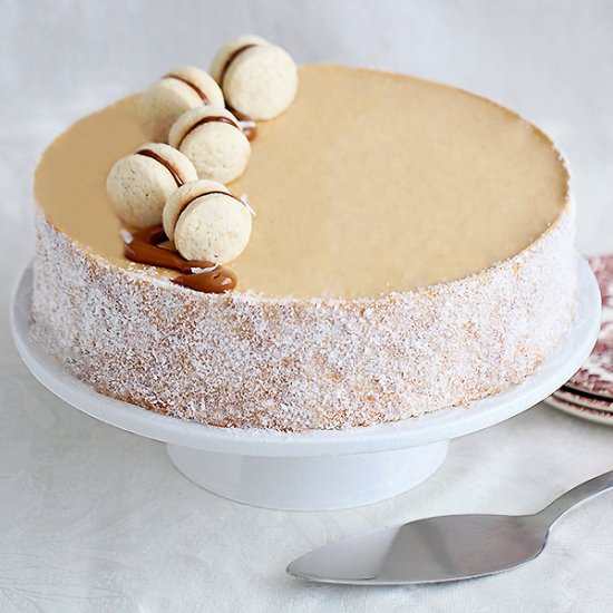 Alfajores Entremet Cake