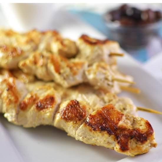 Grilled Chicken Kalamaki