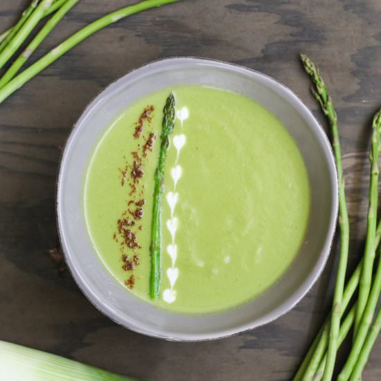 Asparagus & Leek Soup