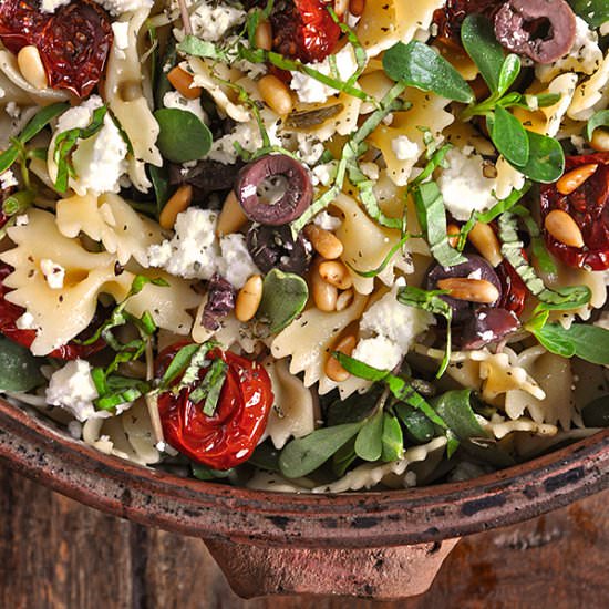 Roasted Cherry Tomato Pasta Salad