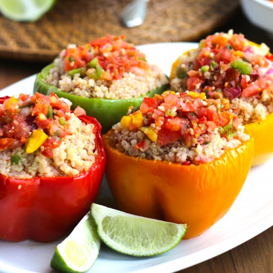 Salsa Stuffed Peppers
