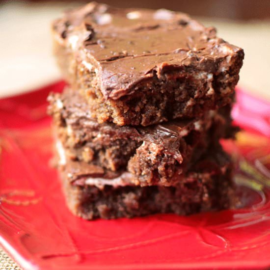 Gooey Marshmallow Brownies