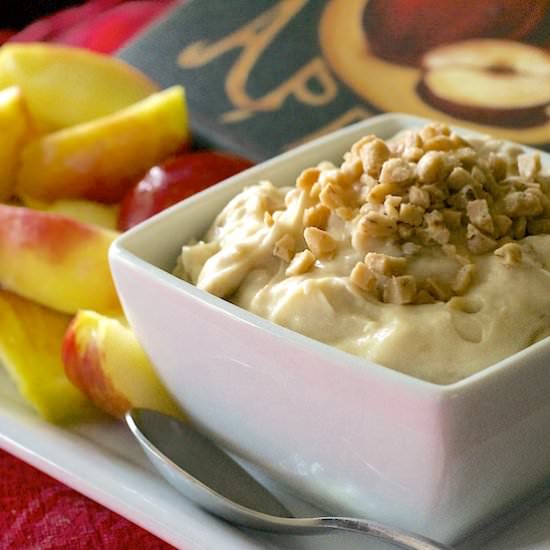 Whipped Toffee Dip and Apples