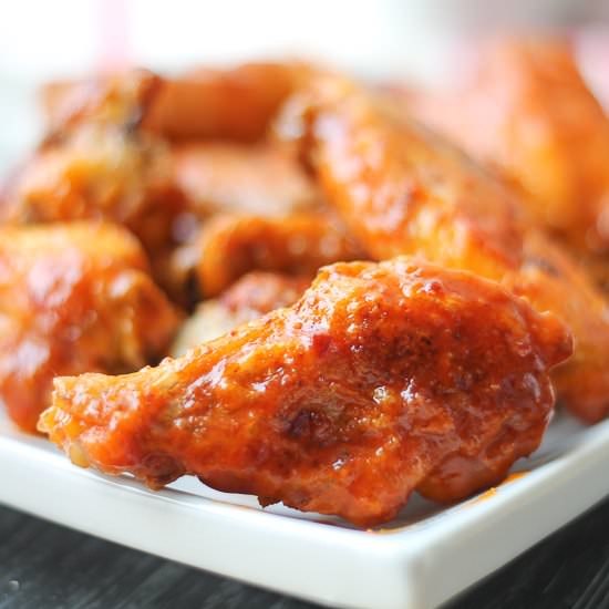 Crispy Baked Hot Wings