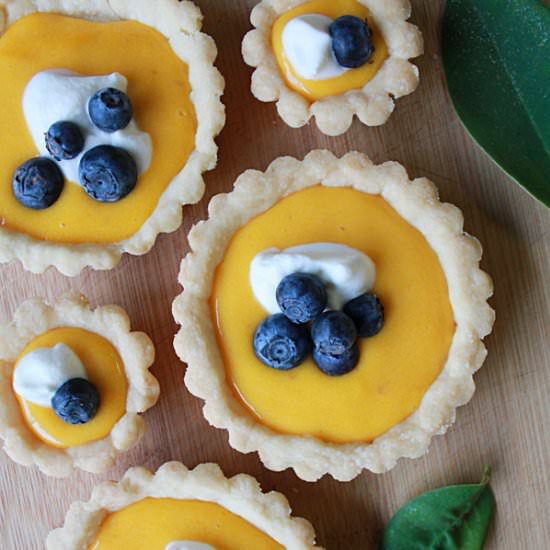 Mango Curd Tartlet