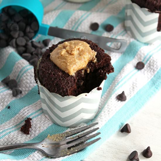 Simple Flourless Chocolate Mug Cake