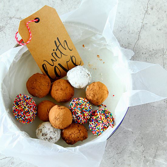 Homemade Chocolate Truffles