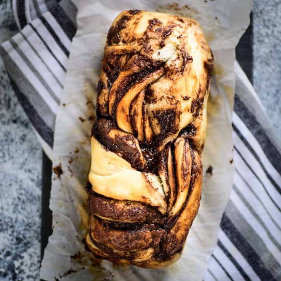 Braided Nutella Bread