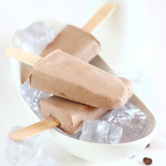 Cocoa ice pops