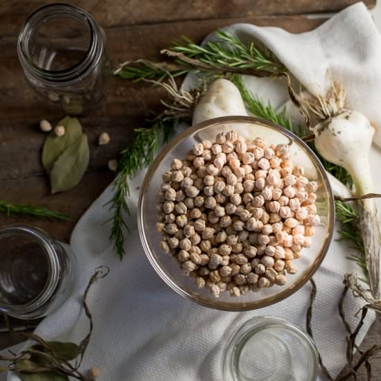 Canning Chickpeas