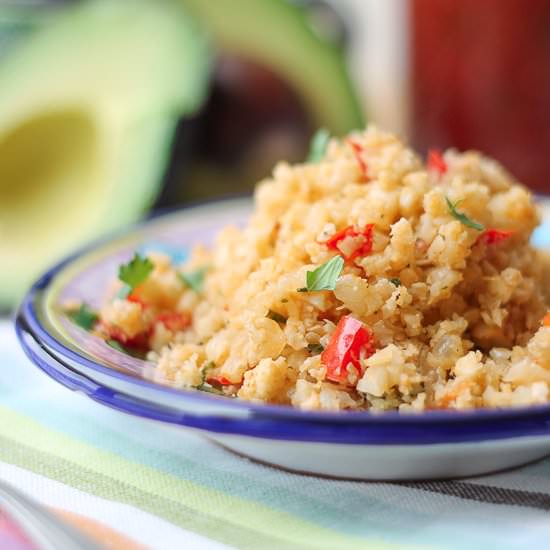 Mexican Cauliflower “Rice”