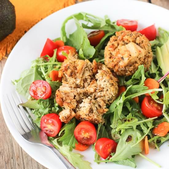 Spicy Tuna Cake Salad