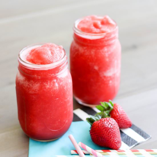 Homemade Tiger’s Blood Slushie