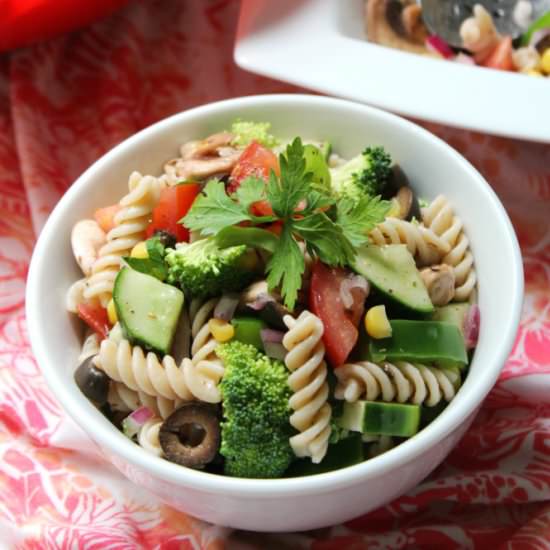 Summer Veggie Pasta Salad