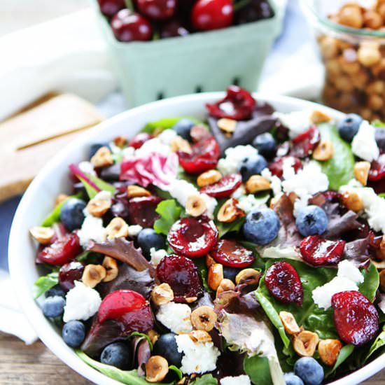 Grilled Cherry Salad