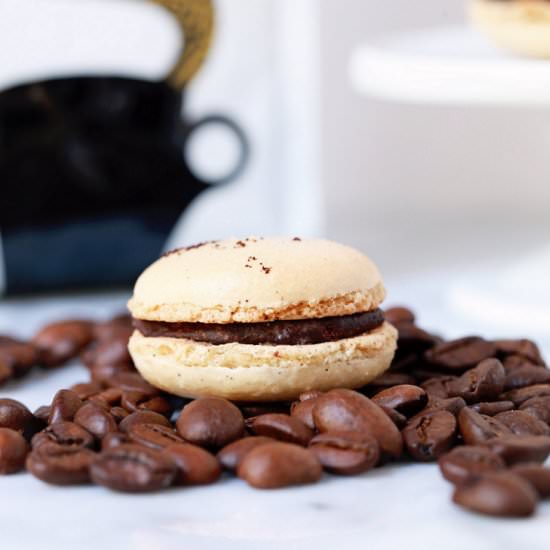 Dark Chocolate Santa Marta Macarons