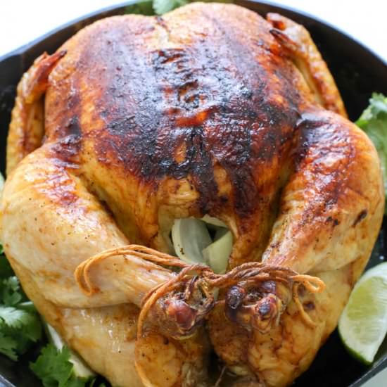 Whole Roasted Mexican Chicken