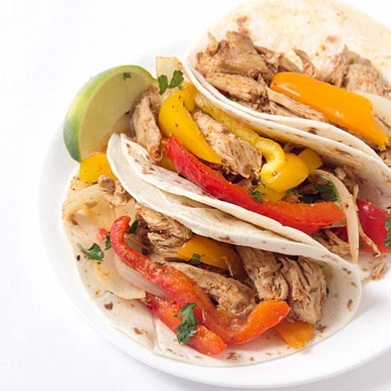 Crock-Pot Pork Fajitas