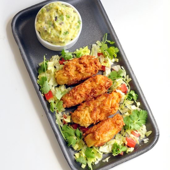 Crispy Coconut Fish Fillet with Dip
