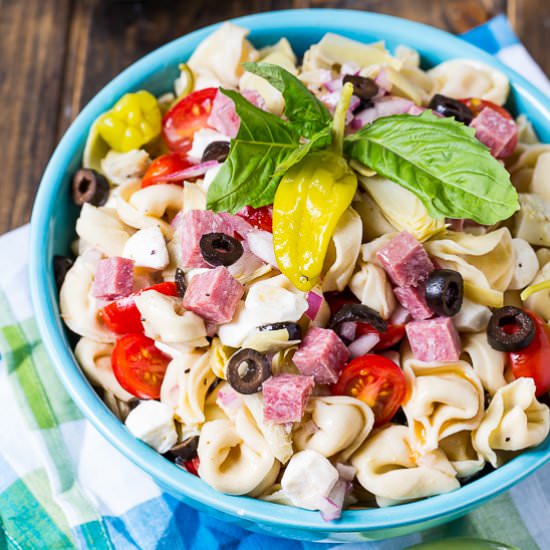 Tortellini Antipasto Pasta Salad