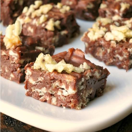 Potato Chip Fudge