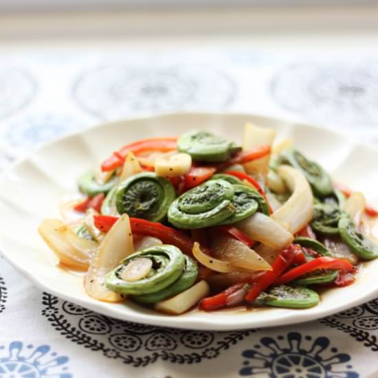 Fiddleheads Stir-fry