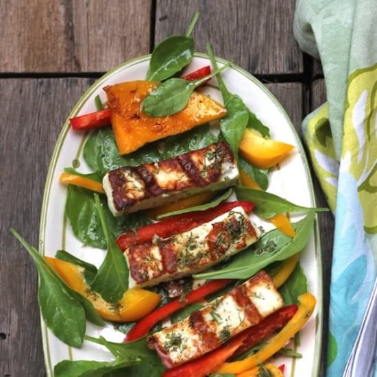 Grilled Paneer Salad