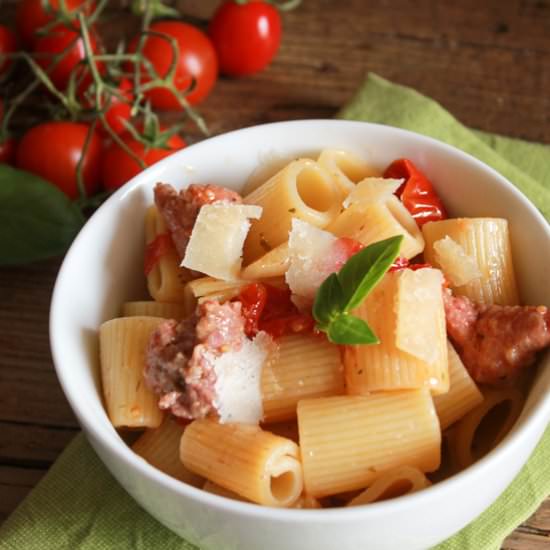 Pasta with Italian Sausage