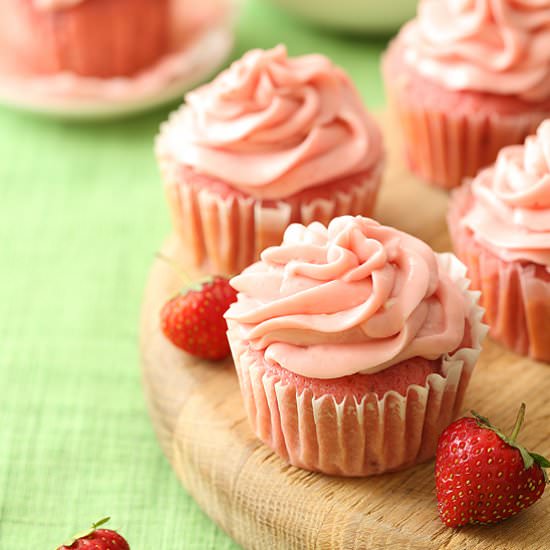 Strawberry Cupcakes