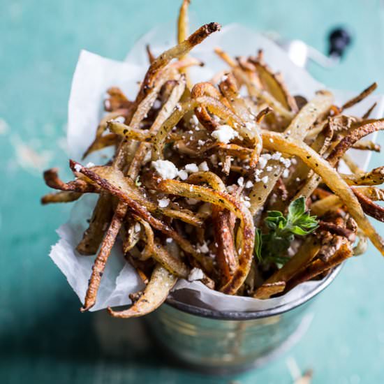 Skinny Greek Feta Fries