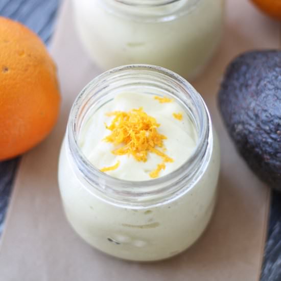 Creamy Orange Avocado Smoothie