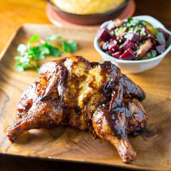 Asian Style Cornish Game Hens