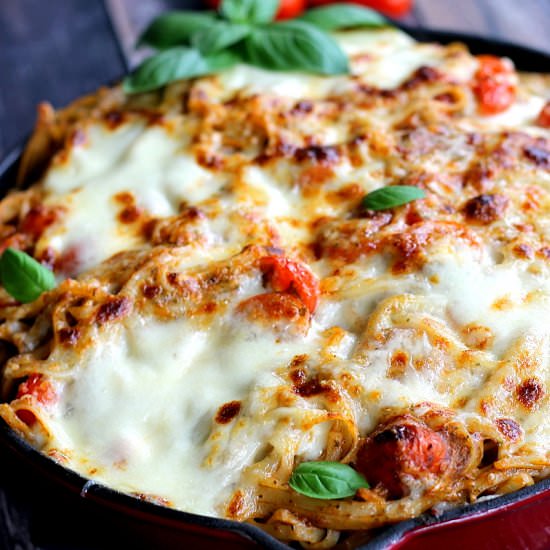 Baked Caprese Pasta
