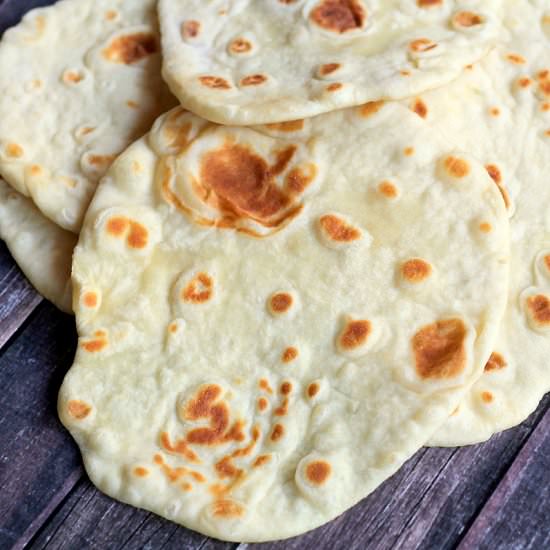 Homemade Naan