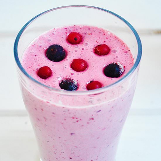 Strawberry-Banana Frozen Milkshake