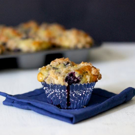 Blueberry Avocado Muffins