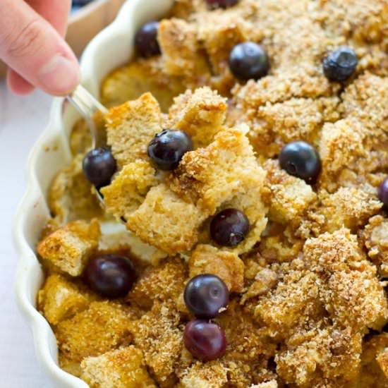 Blueberry French Toast Bake