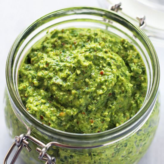Spinach Feta Pesto
