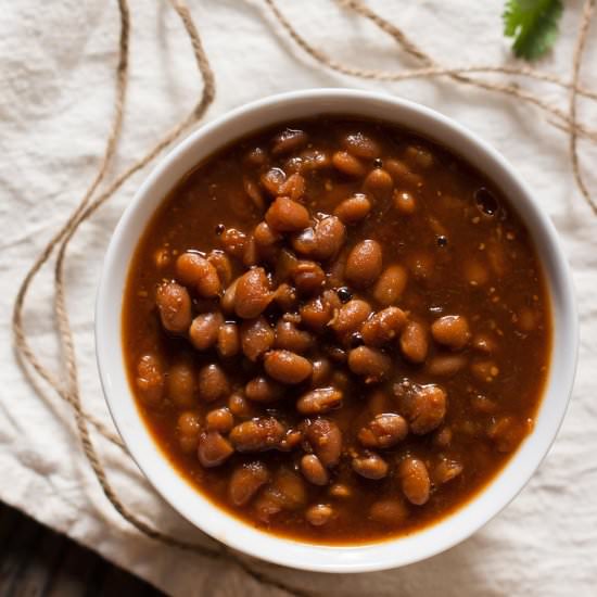 Vegetarian Slow Cooker Baked Beans