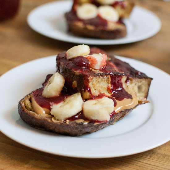 Peanut Butter & Jelly French Toast