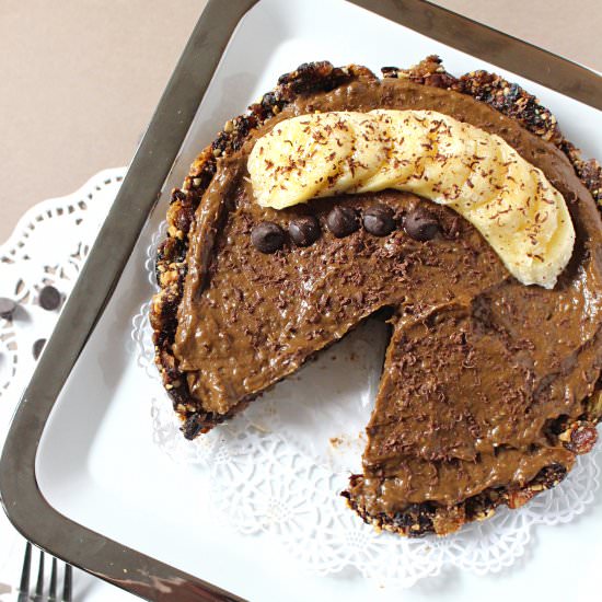 Chocolate Banana Pudding Pie